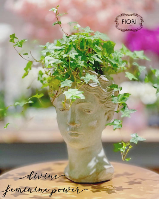 GREEK GODDESS & IVY PLANTER