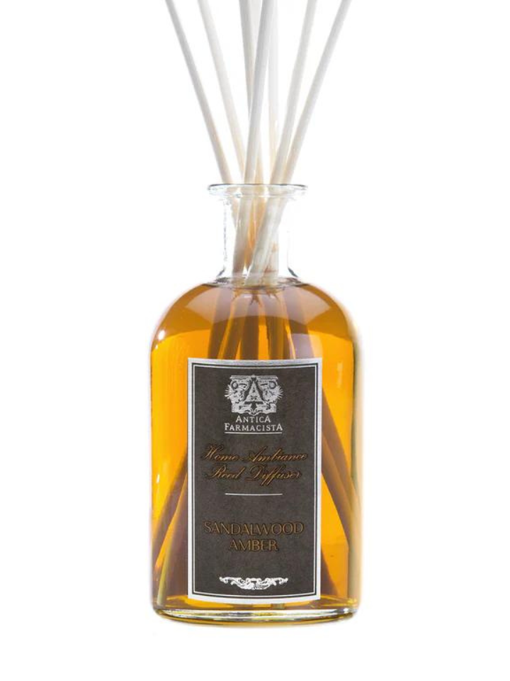 Sandalwood Amber diffuser by Antica Farmacista now available at FIORI Oakville along with room spray