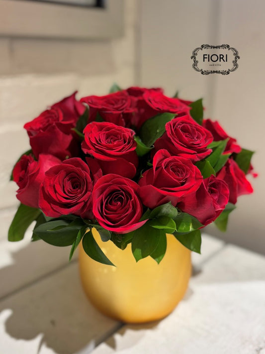 Red Rose Abundance (2 Dozen)