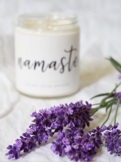 Pure Home Namaste - Lavender Scented Candle